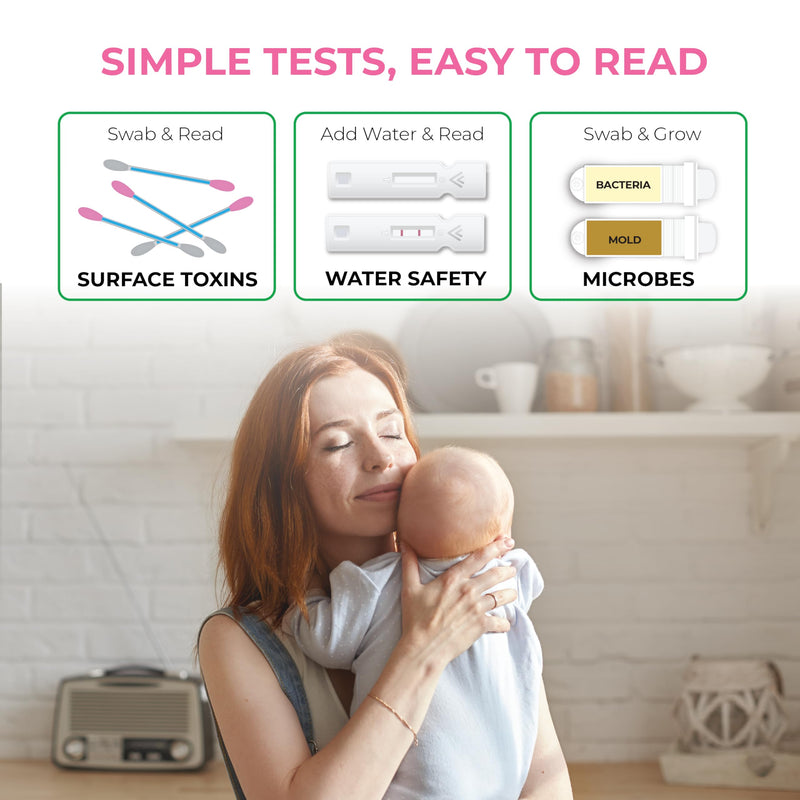[Australia - AusPower] - Nursery Prep Kit for Expecting Parents – Test Air, Water, Surfaces – Mom-Approved for Peace of Mind – Prep Your Nursery with Confidence – Made in USA by Detekt 00199284448254 