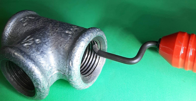 [Australia - AusPower] - Nes Cleaner - Internal Thread Cleaning Tool. Deburring Tool for Worn Internal Threads with a High-Spped Steel Blade. Simple to Operate, Universal Tool, Cleans Hundreds of Threads. 