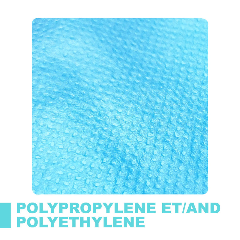 10 x Disposable Waterproof 40 GSM Protective Gowns - Non-Woven Fabric with 25% Polypropylene & 15% Polyethylene - CE One Size - Protection Category Class I - Professional Quality - Blue - Dmm-Europe