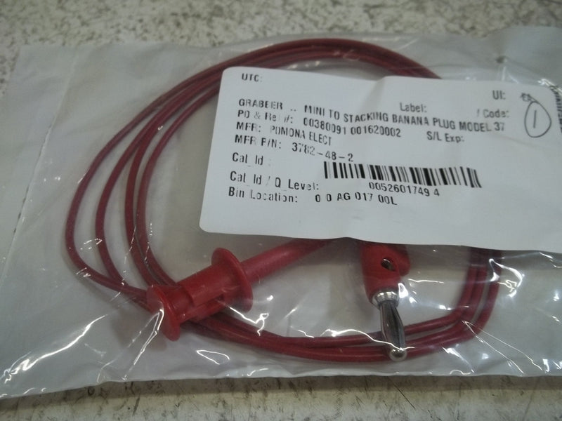 [Australia - AusPower] - Pomona 3782-48-2 MINIGRABBER/Banana Plug (RED) 