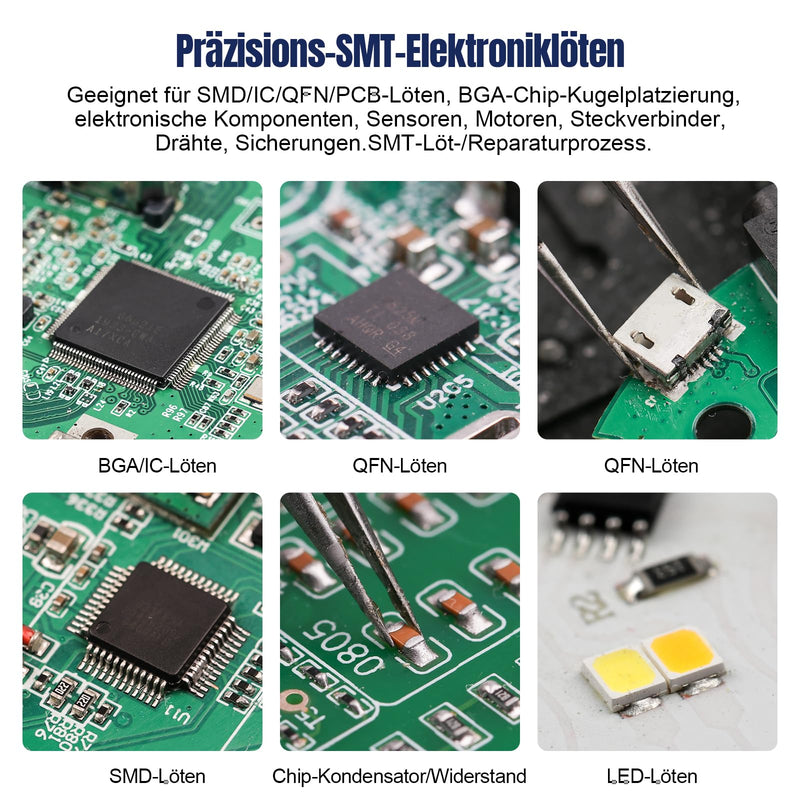Lead-free Solder Paste, Sn42 Bi58 Syringe Soldering Paste Flux, Lead-Free Solder Flux Tin Paste, Low Temperature 138 Degrees, for BGA SMT Solder (1.05oz/30g)