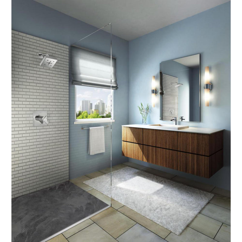 Delta Towel Rack | 24 Inch Polished Chrome Towel Bar for Bathroom, Kitchen | Ara Accessories