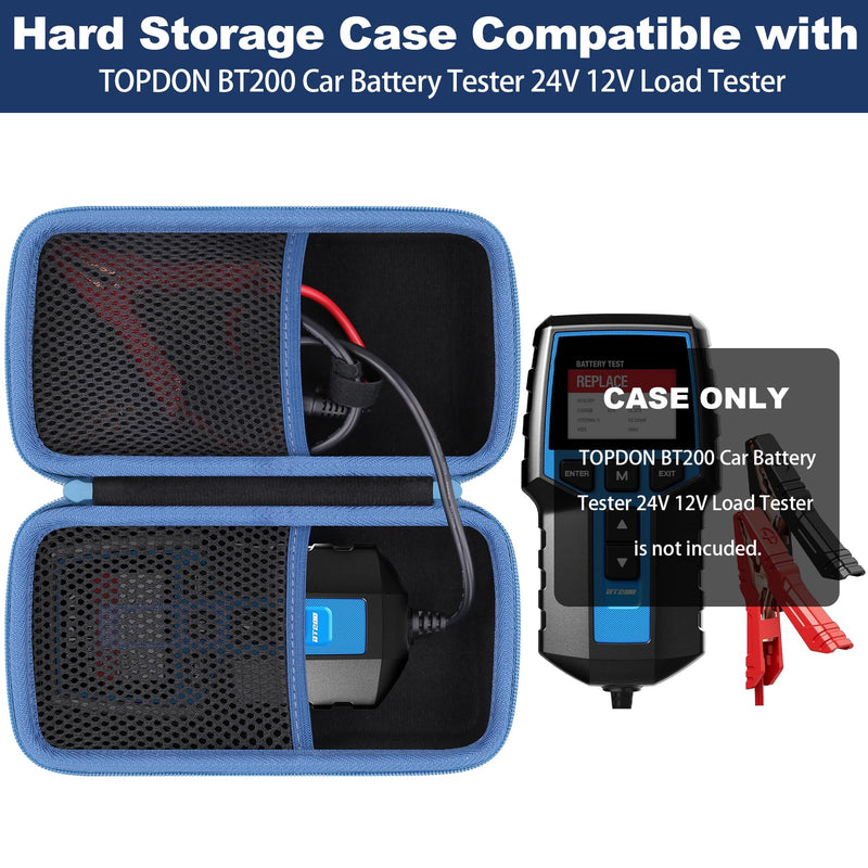 [Australia - AusPower] - khanka Hard Storage Case for TOPDON BT200 Car Battery Tester 24V 12V Load Tester+TOPDON Carpal OBD2/ TopScan OBD2 /TopScan Pro/Scanner Bluetooth 
