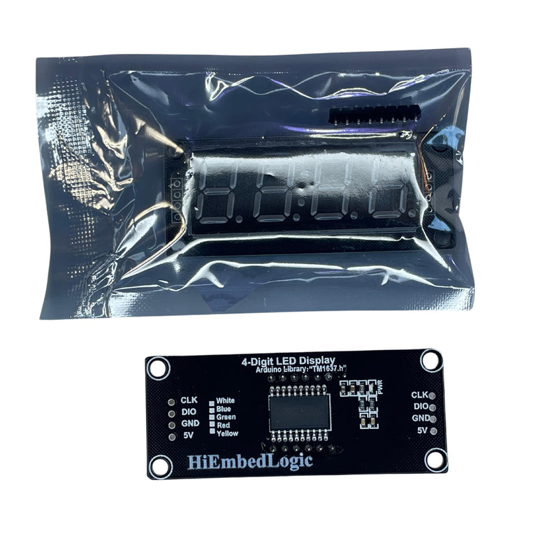 [Australia - AusPower] - Four Digit 0.56" Digital Display LED Seven Segments Double Dots Module Inbuilt TM1637 Serial Driver Board (White color - 3 pcs) 0.56 INCH WHITE 