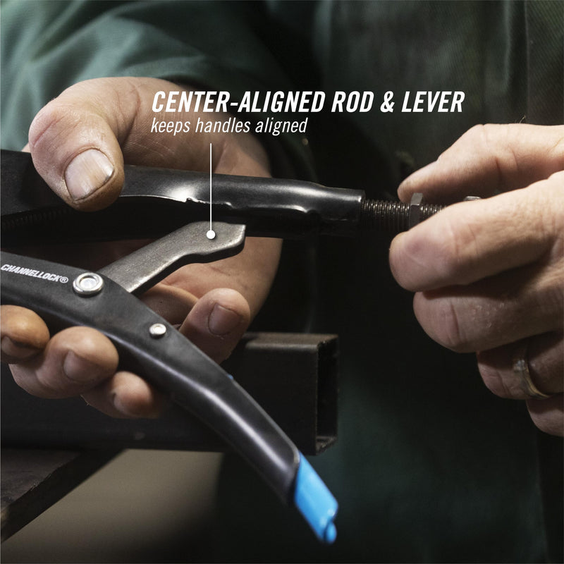 Channellock Locking Pliers 102-10 - Curved Jaw, Wire Cutter, Epoxy Resin Coating, Forged Steel - 10 In 10" Curved Jaw Locking Pliers w/ Wire Cutter