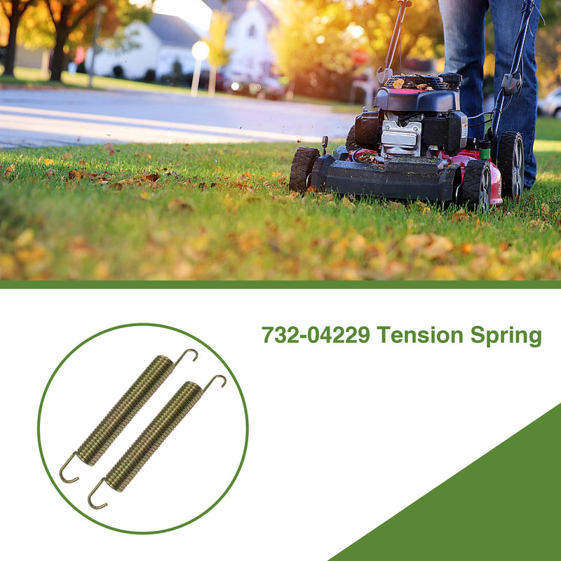 [Australia - AusPower] - 732-04229 Tension Spring, 0.75 Dia, 6.02lg Length for Z Force Rzt 42, 46, 48, 50 Models - Durable, high-Performance Spring for Increased Tension and Reliability 2 Springs 