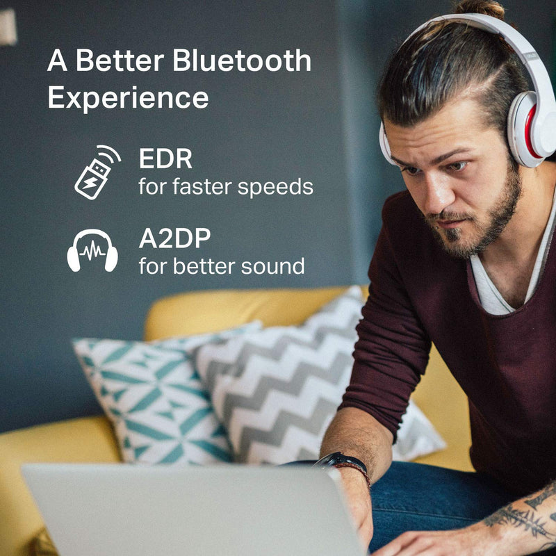 [Australia - AusPower] - TP-Link USB Bluetooth Adapter for PC, Bluetooth 4.0 Dongle Receiver, Plug & Play, Nano Size, EDR & A2DP Technology, Supports Windows 11/10/8.1/8/7/XP for Desktop, Laptop, PS4/ Xbox Controllers (UB400) 
