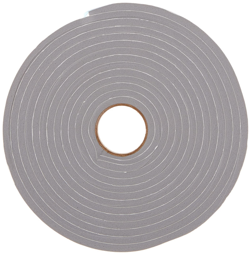 [Australia - AusPower] - Weather Proof Closed Cell PVC Foam Tape MD Building Products 02279 Gray 1/4" x 1/2" x 17' 