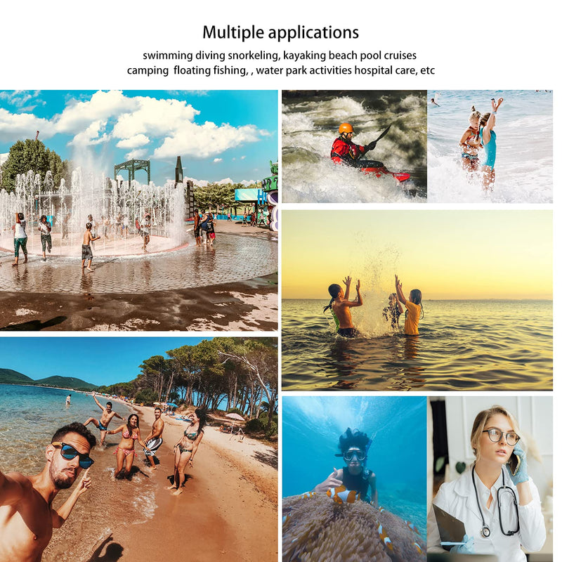 [Australia - AusPower] - wellhouse Waterproof Phone Pouch, Waterproof Phone Case for iPhone 15 14 13 12 Pro Max XS Samsung, IPX8 3D Cellphone Dry Bag Beach Essentials Pink 1Pack 7.0" 1 Pack - Pink7.0" 