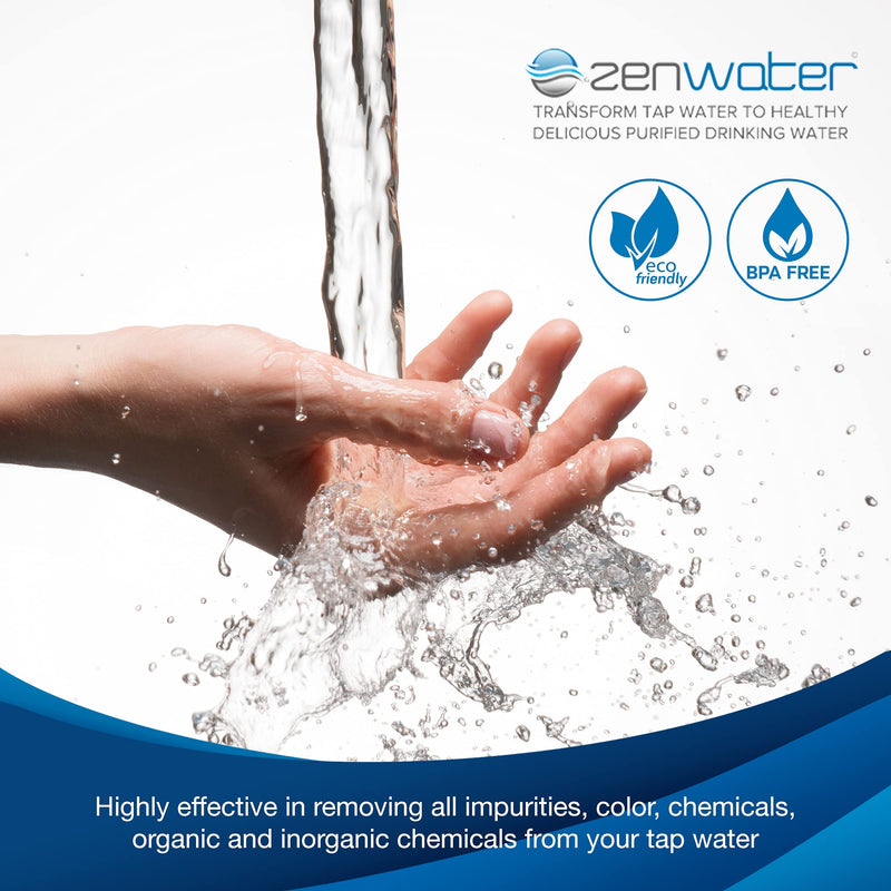 [Australia - AusPower] - Zen Water – Genuine Micro Ceramic Dome Filter Replacement Exclusively for Zen Water Filter System, Portable Water Purification System Filter 