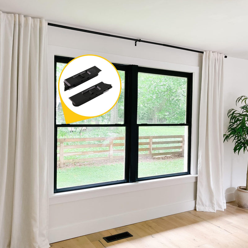 Brixwell Snap in Tilt Latch,Left and Right Pair, Plastic Material, Dark Brown Finish, 2-21/32" Length, 5/64" Stile Snap Size, 1/4" Nose Size, Suitable for Tilt Window Applications 5/64" {5}