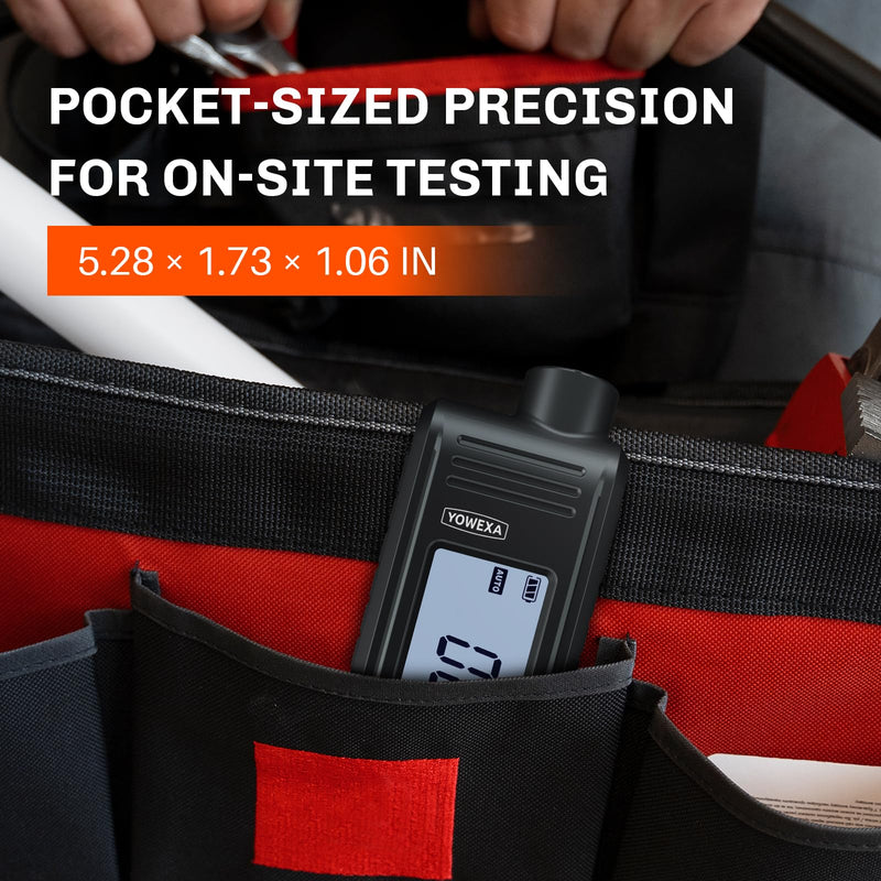 [Australia - AusPower] - EC-370A Paint Thickness Gauge for Cars, Digital Car Paint Tester with Auto Fe/NFe/Zn Detection, Portable Mil Coating Thickness Tester for Used Car Buyers, Auto Detailers and Workshops 