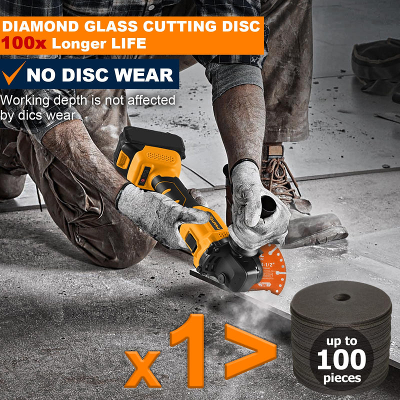 [Australia - AusPower] - Diamond Cutting Wheel 4-1/2 Inch with 7/8" Arbor Hole, Metal Cut Off Disc with 5000+ Cuts on Rebar, Steel, Iron and INOX 4-1/2inch 1.0 