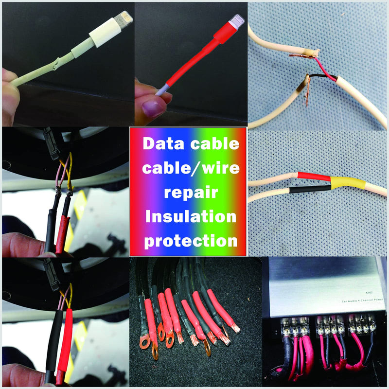 [Australia - AusPower] - Heat Shrink Tubing Kit + Mini Heat Gun for Shrink Tubing - 328pcs 2:1 Wire Shrink Wrap Tubing + 300W Heat Shrink Gun with Storage Box - for Shrink Wraping,Wire and Cable Repair,Insulation Protector Shrink Ratio 2:1 1 