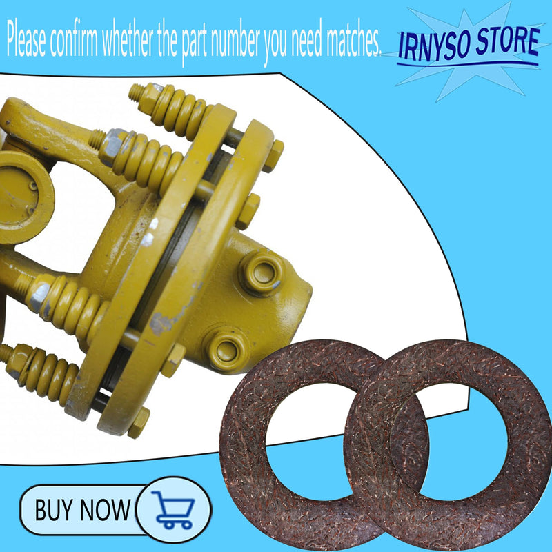 [Australia - AusPower] - PTO FD0 Slip Clutch Friction Disc SW04542 1804000 00786713 7001236 50047588 fits John Deere Eurocardan Comer Clutch FD0 Alamo/Rhino Bush Hog Bobcat （2pack） 