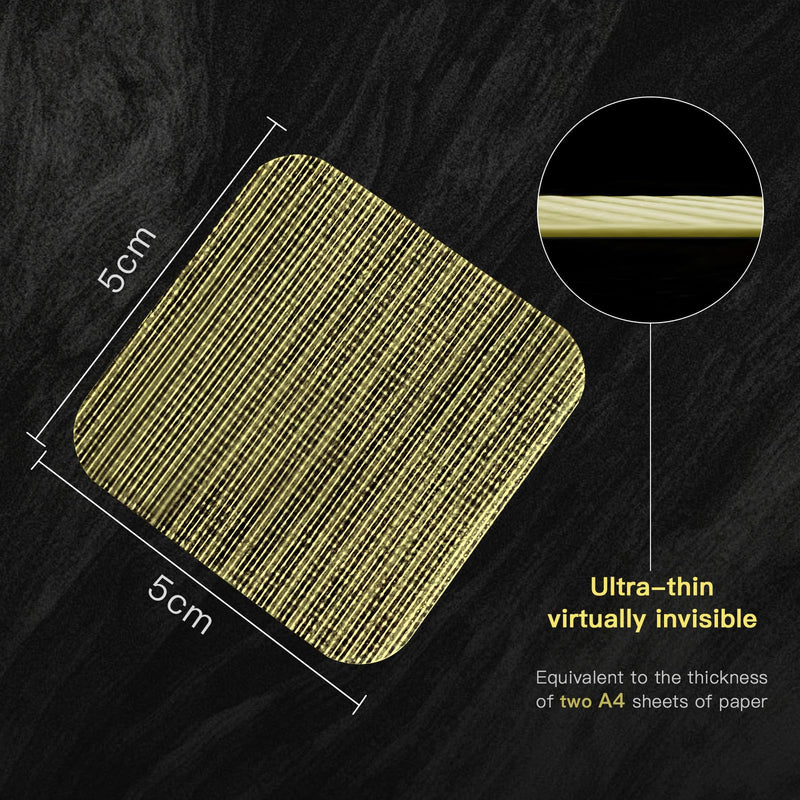BALCONY & FALCON Tablecloth Anti-Slip Sticker Double Sided Mounting Tape for Table Cloths Mats Carpets Sofa Covers (1.9x1.9 inch) 4PC Anti-slip Sticker 4pc 1.9" x 1.9" (Square)