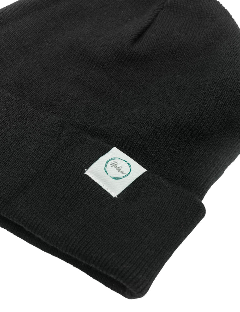 [Australia - AusPower] - Halsa EMF Protection Hat, Faraday Beanie. Anti Radiation, EMF RF Radiation Shielding Silver Fabric Lined. One Size Black 
