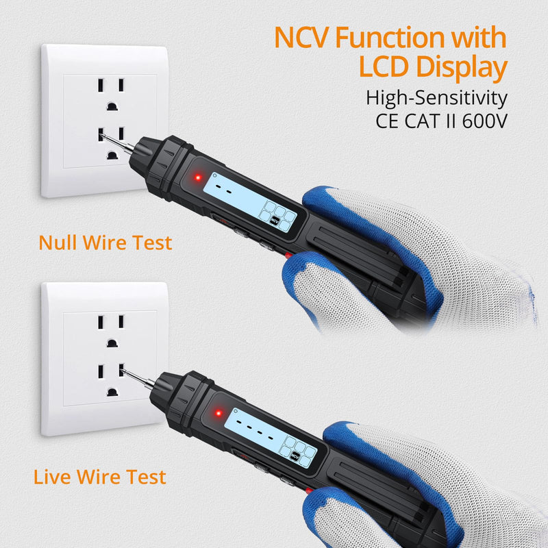 [Australia - AusPower] - Neoteck Professional Electrical Kit: 6000 Counts 2-in-1 Multimeter & 4000 Counts 2-in-1 Multimeter, LCD Display, AC/DC Voltage, Resistance, Continuity, Capacitance, Diode, Frequency 