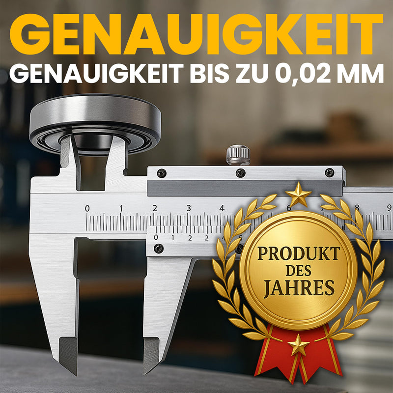 Retoo Vernier Calliper 150 mm Analogue Stainless Steel Locking Screw | 0.02 mm accuracy, for household and industrial use for versatile measurements