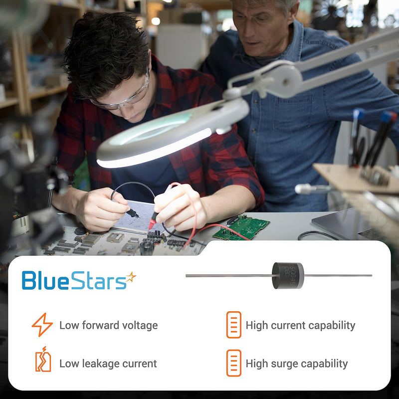 [Australia - AusPower] - BlueStars 20SQ045 Schottky Barrier Rectifier Bypass Blocking Diodes 20A 45V - 20SQ045 Schottky, R-6 Axial 20 amp 45 Volt, Electronic Silicon Doorbell Diodes for Solar Panel - Pack of 30 