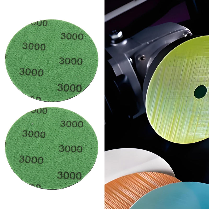 [Australia - AusPower] - Create idea 5 x Fine Sanding Discs Diameter 75mm 3000# Compatible with Hookit Trizact Sanding Discs for Removing Paint Defects Sanding Pad 