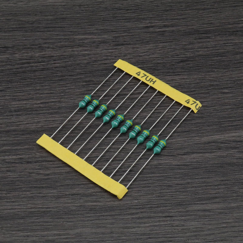 200-Piece Inductor Assortment Set 1 UH - 4.7 MH 1/2 W Inline Inductor Colour Ring Inductance Assortment 10x20 Specifications in Plastic Boxes for Electrical Circuit Devices
