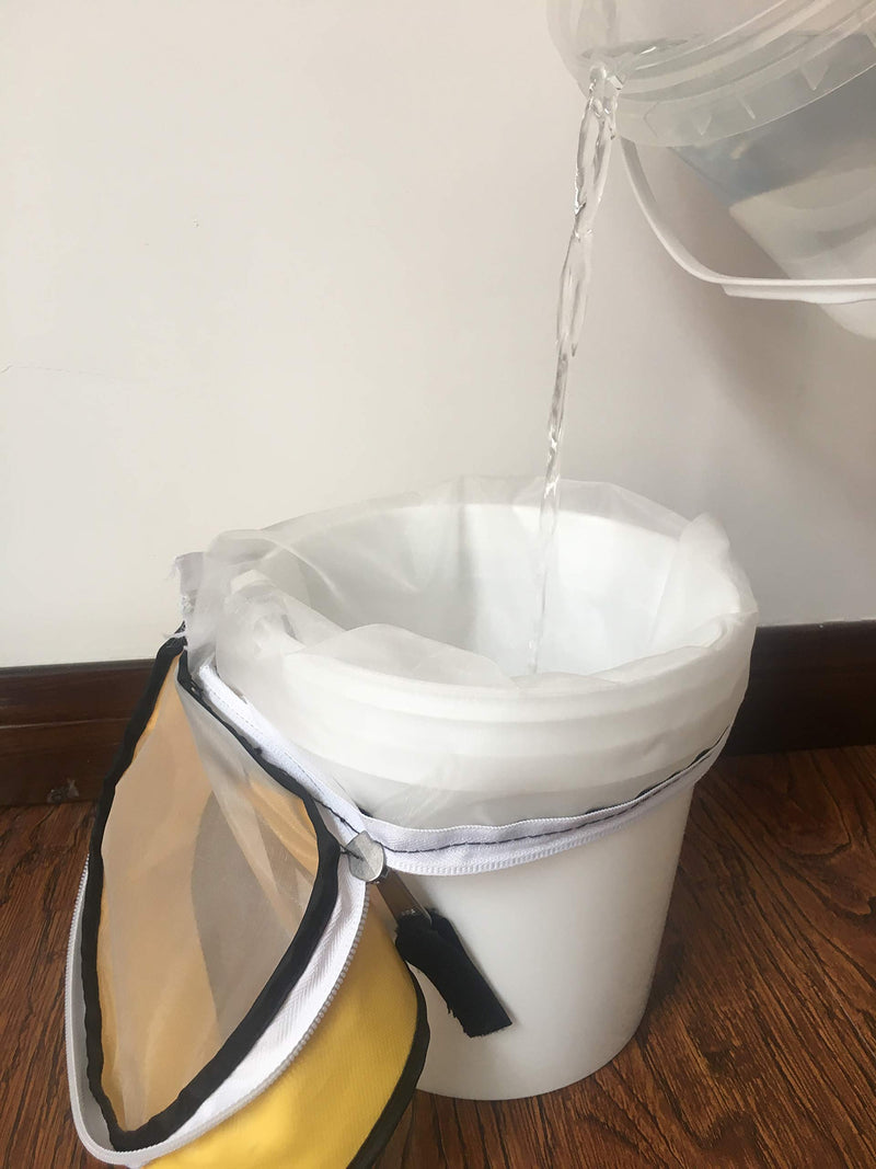 [Australia - AusPower] - Beslands 5 Gallon 220 Micron Bubble Bag Bubble Hash Bags for Herb Extraction and Production Filter Bag Zipper Bag Air Bubble Bag Suitable for Garden 