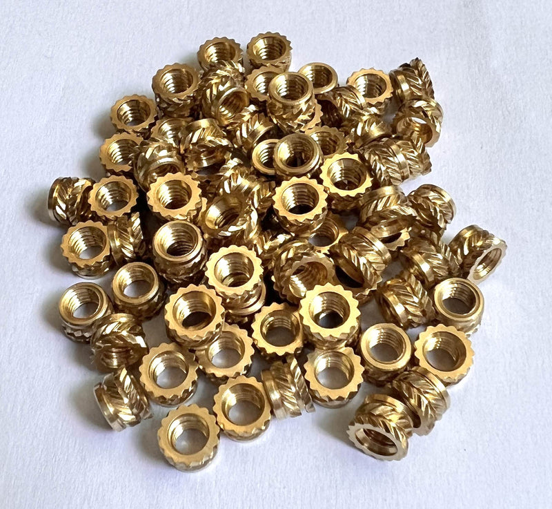 [Australia - AusPower] - Threaded Heat-Set Inserts Brass for Printed Plastic Parts M4 Short 50pcs M4S 50 
