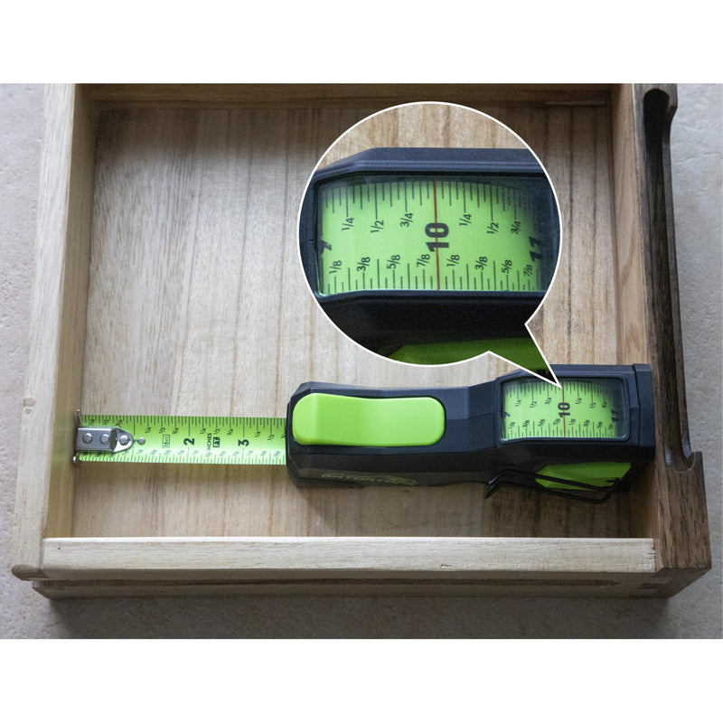 [Australia - AusPower] - MK2.0 Precision Retractable Measuring Tape (Inches) | Top-View Internal Reading | Ideal for DIY, Carpentry & Construction Imperial 