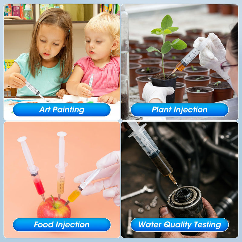 500 ml Large Syringe for Liquids, Syringe Without Needle for Thick Liquids, 3 Pack Individually Wrapped 500 mL 3.0