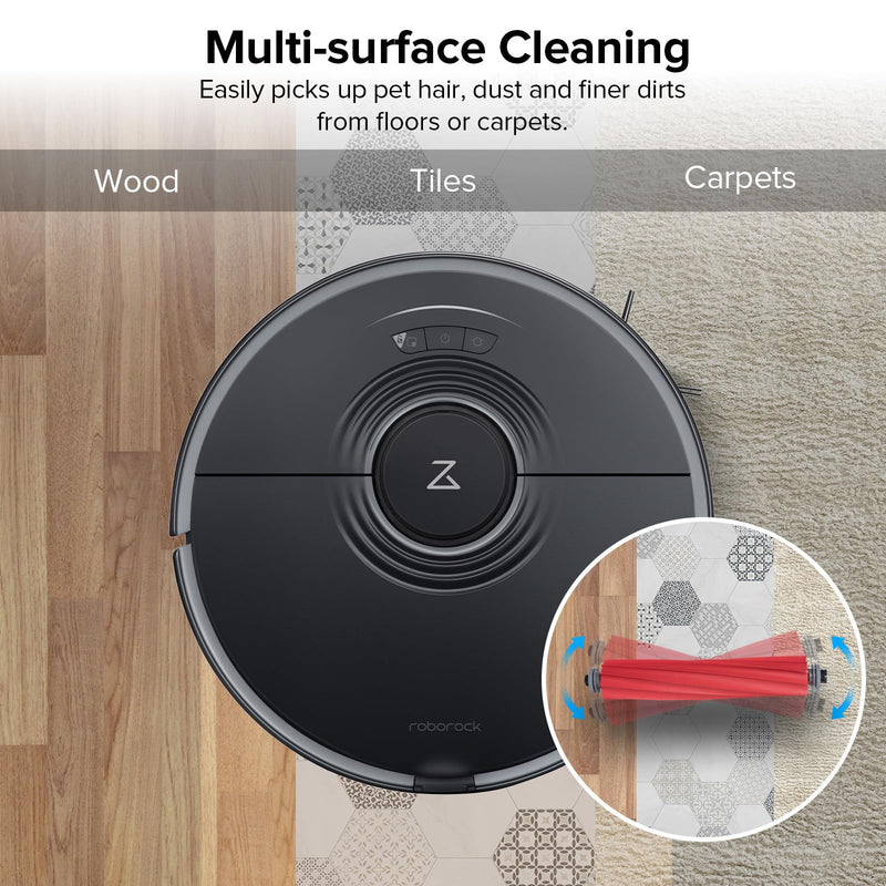 [Australia - AusPower] - roborock Rubber Main Brush Replacement Q Revo Series, S7 Max Ultra, QV 35A, Q7 Series Robot Vacuum Main Brush-1 