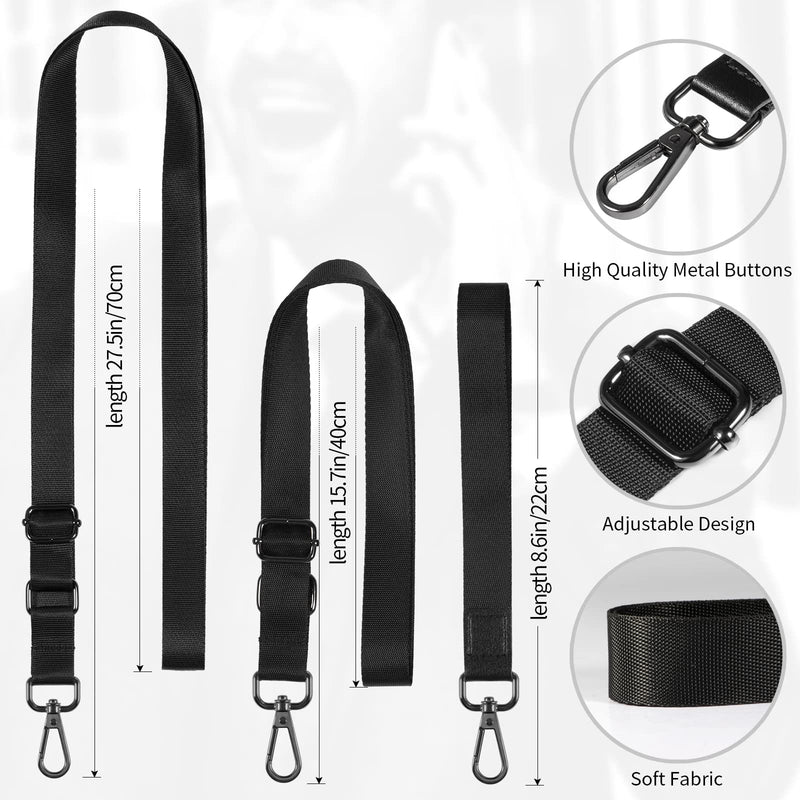 [Australia - AusPower] - Cell Phone Lanyard,Crossbody Lanyards，Shoulder Neck Strap 1-pure Black 