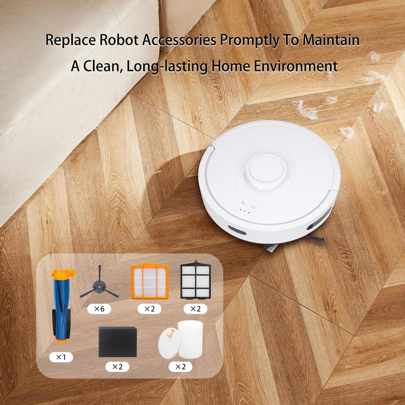 Replacement Parts for Shark RV2302AE IQ Robot Vacuum (15 Pack) 15 Pack