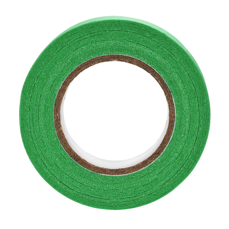 uxcell 6Pcs 25mm 1 inch Wide 20m 21 Yards Masking Tape Painters Tape Rolls Dark Green