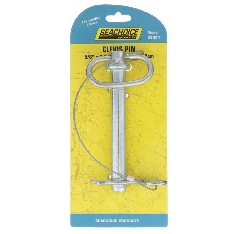 Seachoice Clevis Pin, Fits Class II Receivers and Ball Mounts, 5/8 in. X 4-3/4 in. (Pack of 3) One Size (Pack of 3)