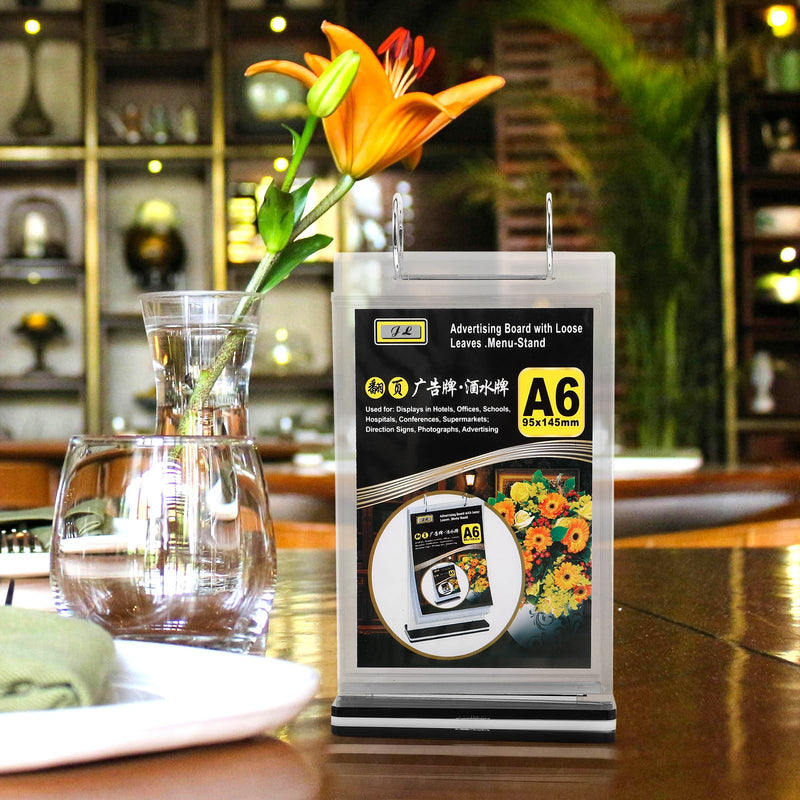 [Australia - AusPower] - VILLCASE Mailbox Restaurant Menu Stand Flip Menu Holder Menu Display Stand Menu Display Holder Desktop Display Stand Flip Sign Holder Poster Sign Holder Flip Menu Stand A4 Acrylic Pvc 