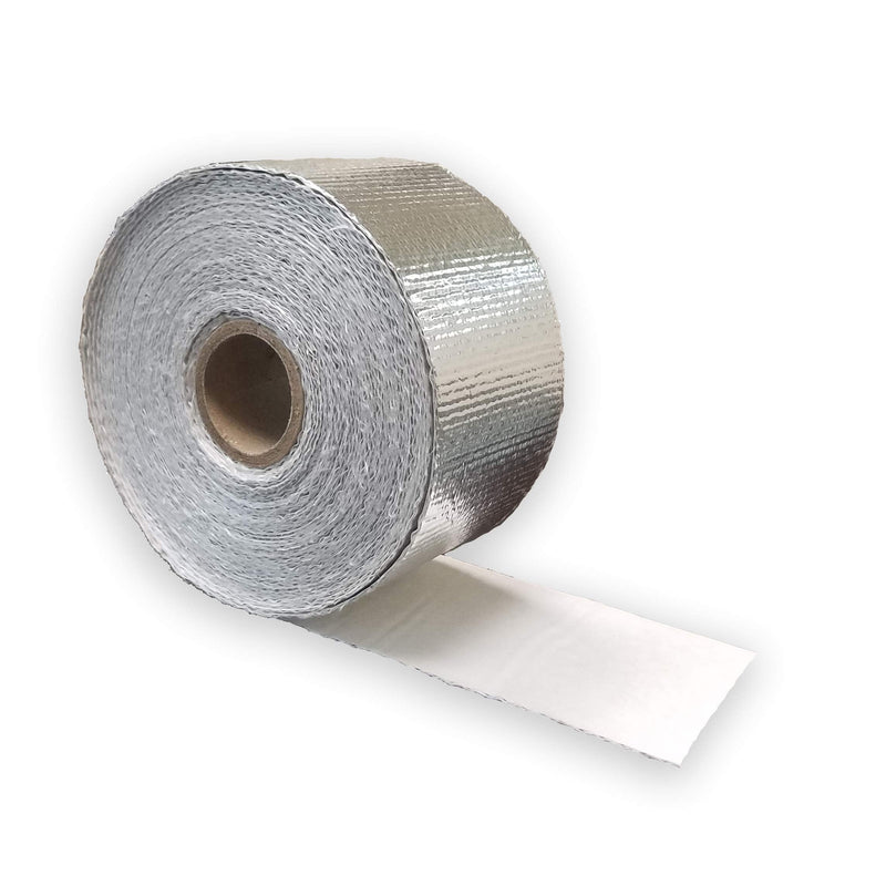 Newtex High Heat Resistant Tape - Extreme Temperature Aluminum Foil Z-Flex Tape - Pressure Sensitive Adhesive Ducting, Insulation, Reflective Heat Barrier Tape Roll (2" x 25') 2 Inches x 25 Feet