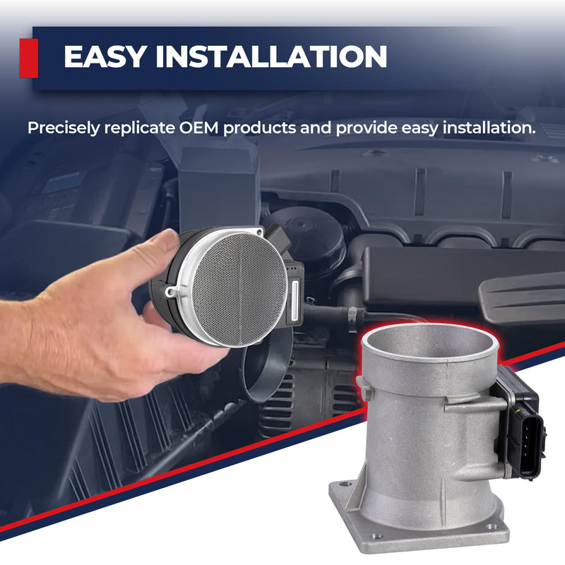 [Australia - AusPower] - MOSTPLUS F67F12B579BA MAF Mass Air Flow Sensor Compatible for 1996-2001 Ford Aerostar Escort Ranger Taurus Mazda B2300 B2500 B3000 Mecury Sable Tracer 