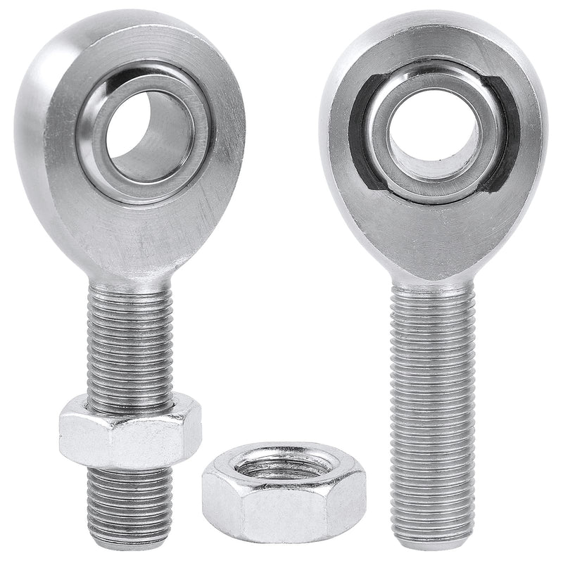 [Australia - AusPower] - 5/8” Heim Joints Rod End Kit,.625" Chromoly Heim Joints Panhard Rod End Kit for Steering,Suspension, Traction Bars, Right&Left Hand Thread Steering Joints with Jam Nuts - 1Set Rod end+Nut 5/8"-1 Set 