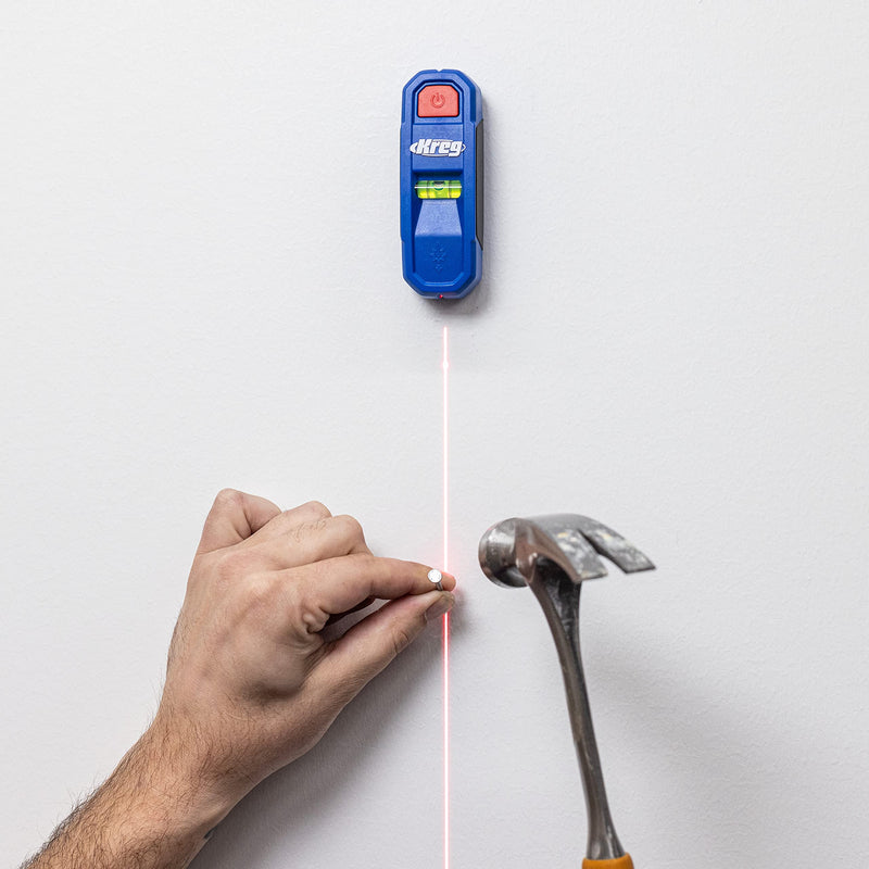 [Australia - AusPower] - Kreg KMM1000LZ - Kreg Magnetic Stud Finder with Laser-Mark - Stud Finder & Wall Scanner - Magnetic Stud Finder Tool - With Precise Stud Magnet 