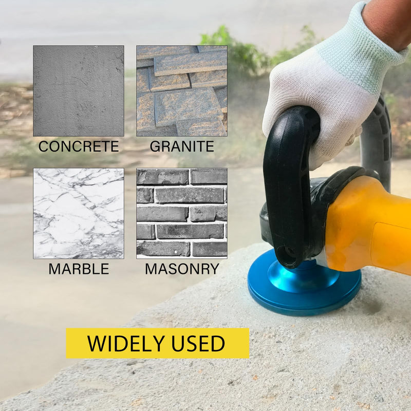 [Australia - AusPower] - 4 1/2 inch Concrete Grinding Wheel,7/8"-5/8" Arbor Diamond Cup Grinding Wheel Double Row for Granite Marble Concrete Masonry Stone(7/8"-5/8") 4.5 Inch 