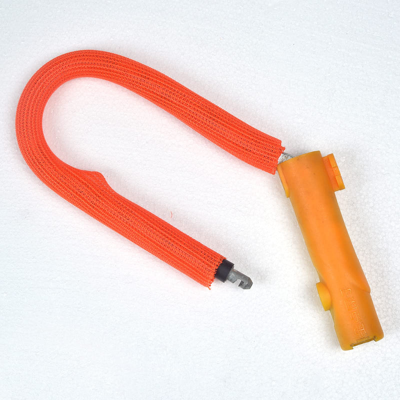 [Australia - AusPower] - 10 Ft High Visibility Chain Cover Kit High Visibility Yellow Cover Safety Barrier Cover for Both Indoor and Outdoor Environment (Orange) Orange 