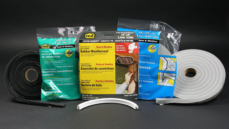 [Australia - AusPower] - Weather Proof Closed Cell PVC Foam Tape MD Building Products 02279 Gray 1/4" x 1/2" x 17' 