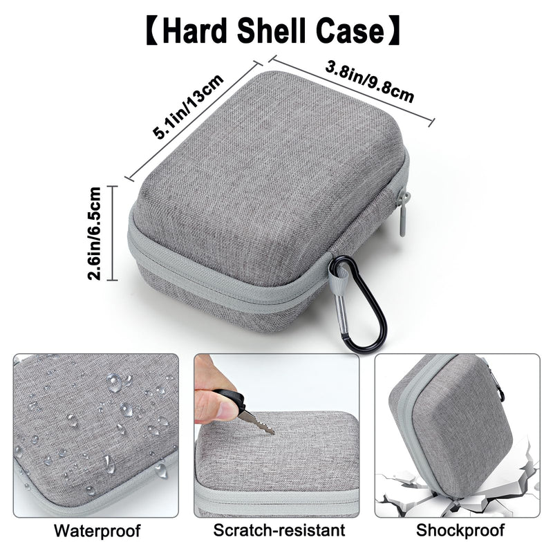 [Australia - AusPower] - USB Microscope Case for Carson MicroBrite Plus (MM-300) BNISE LAKWAR BEBANG Brand Pocket Microscope Mini Handheld Scope, Waterproof Shockproof Dust-proof Include a Carabiner (Case Only) For Carson MicroBrite Plus BNISE/LAKWAR/BEBANG 