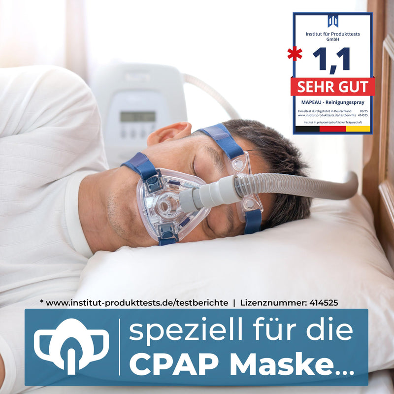 Cleaning Spray for CPAP Masks 500 ml CPAP & Silicone Cleaner for Hose, Silicone, Plastic, Mapeau Silicone Cleaner Sprayer Ready Mix (500 ml Sprayer) 500ml Sprüher