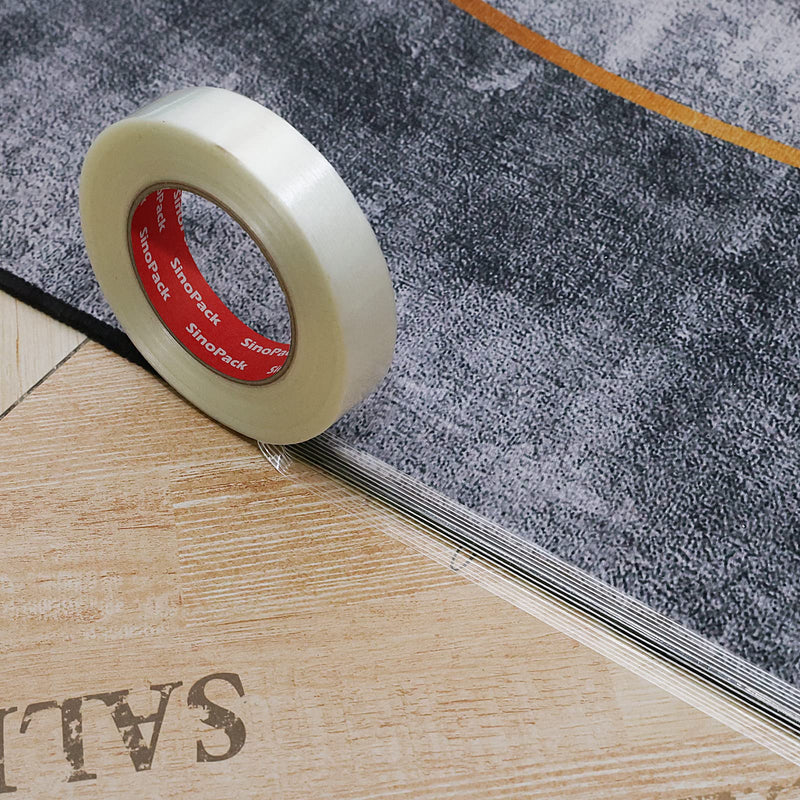 [Australia - AusPower] - Strapping Tape 3Pack 5.5Mil x 1in x 50yds Strapping Tape 1 inch Heavy Duty Strong Tape Fiberglass Reinforced Filament Tape 3 