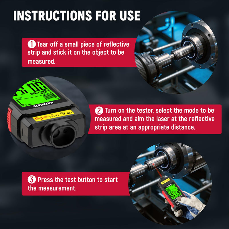 [Australia - AusPower] - KAIWEETS Voltage Tester and KAIWEETS Non Contact RPM Tachometer 