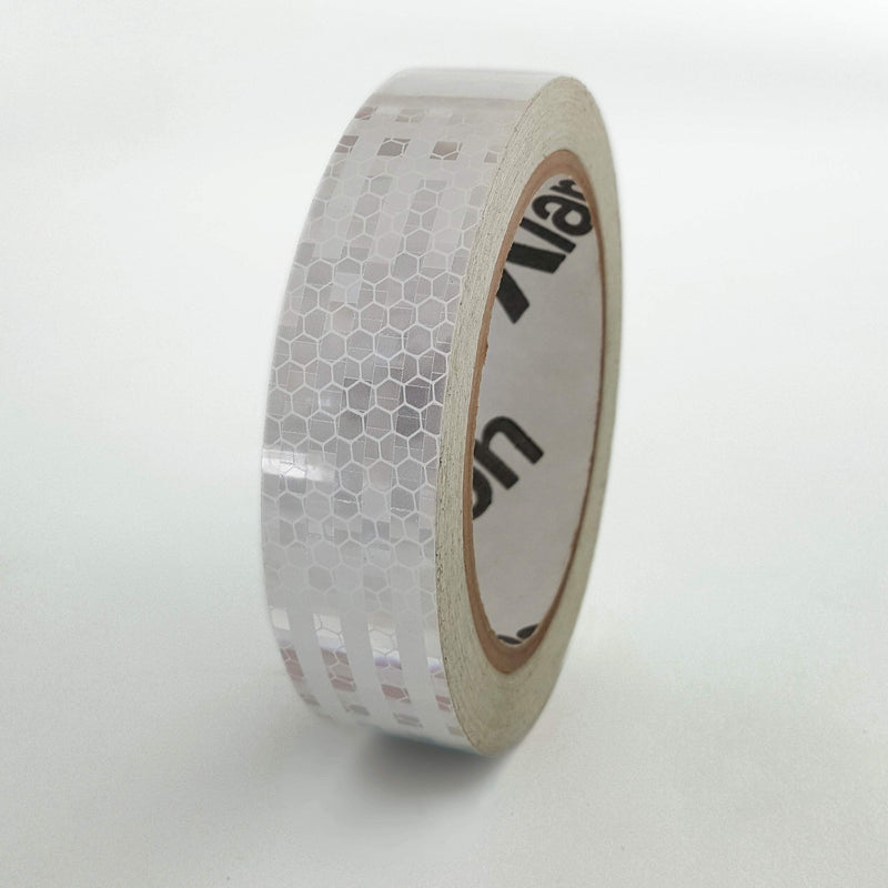 High Intensity Retro Reflective Tape (HXREF) [1 Roll] 1" (25mm) x 10 yds White