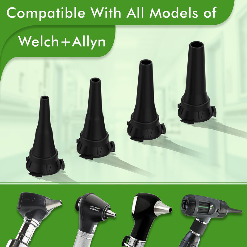 [Australia - AusPower] - Reusable Diagnostic Otoscope Specula 2.5Mm, 3Mm, 4Mm, 5Mm Compatible With Welch_Allyn 