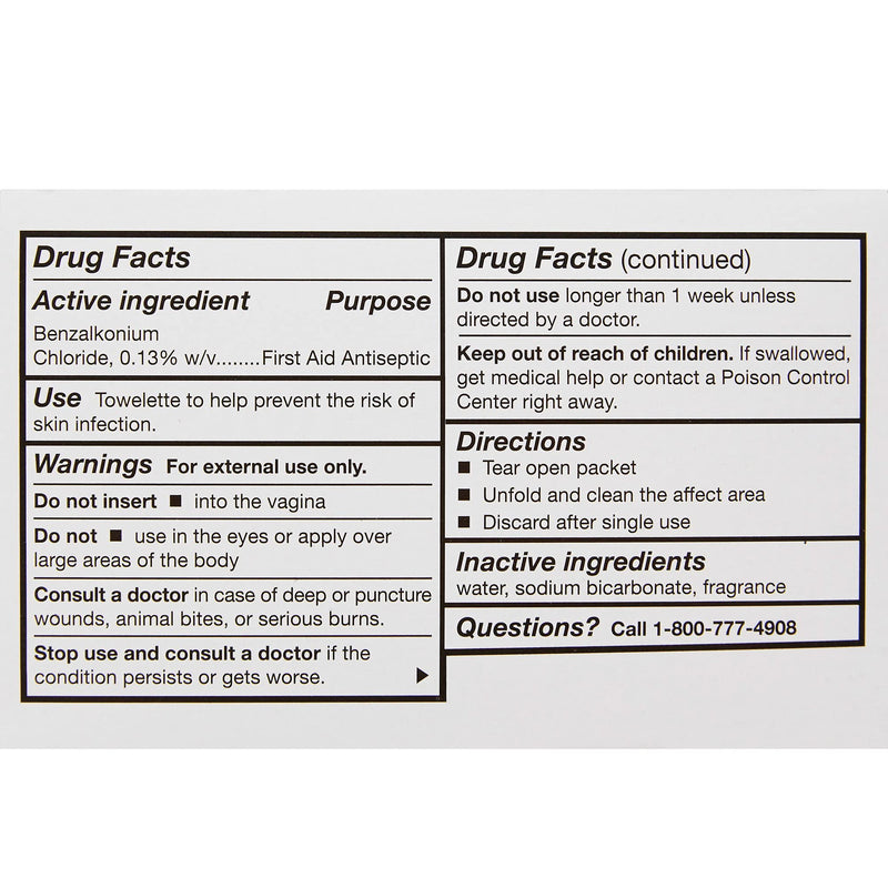 [Australia - AusPower] - McKesson Obstetrical Antiseptic Towelettes Wipes, Sterile, Individual Packet, Clean Scent, 100 Count, 1 Pack 1 Count (Pack of 100) 